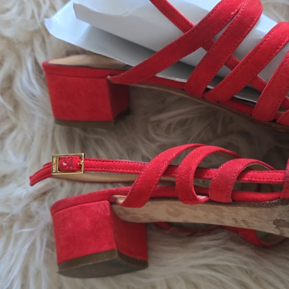 Red Celine sandal size 37.5 - Picture 5 of 9